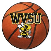 West Virginia State University Basketball Mat 27" diameter, 4066