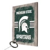 Michigan State  Hook and Ring Toss Game - 11in x 8in x .25 in, 43978