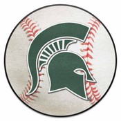 Michigan State Baseball Mat 27" diameter, 4530