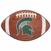 Michigan State Football Rug 20.5"x32.5", 4536