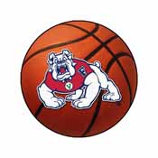 Fresno State Basketball Mat 27" diameter, 4889