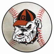 Georgia Bulldogs Baseball Mat 27" diameter, 4953