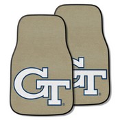 Georgia Tech 2-piece Blue Carpeted Car Mats 17"x27", 5082