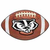 Wisconsin Football Rug 20.5"x32.5", 5124