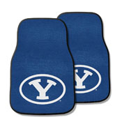 BYU 2-piece Carpeted Car Mats 17"x27", 5199