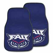 Florida Atlantic 2-piece Carpeted Car Mats 17"x27", 5234