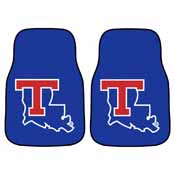 Louisiana Tech 2-piece Carpeted Car Mats 17"x27", 5261