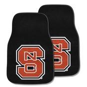 NC State 2-piece Carpeted Car Mats 17"x27", 5285