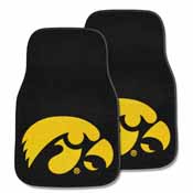 Iowa 2-piece Carpeted Car Mats 17"x27", 5449