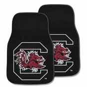 South Carolina 2-piece Carpeted Car Mats 17"x27", 5481