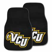 VCU 2-piece Carpeted Car Mats 17"x27", 5507