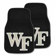 Wake Forest 2-piece Carpeted Car Mats 17"x27", 5508