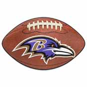 NFL - Baltimore Ravens Football Rug 20.5"x32.5", 5674