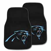 NFL - Carolina Panthers 2-piece Carpeted Car Mats 17"x27", 5697