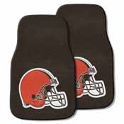 NFL - Cleveland Browns 2-piece Carpeted Car Mats 17"x27", 5703
