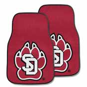 South Dakota 2-piece Carpeted Car Mats 17"x27", 5990