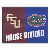 Seminoles - Florida House Divided Rugs 33.75"x42.5", 6004