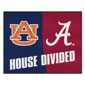 Alabama - Auburn House Divided Rugs 33.75"x42.5", 6005