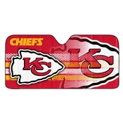 NFL - Kansas City Chiefs Auto Shade 59" x 29.5" - Primary Logo, Alternate Logo and Wordmark, 60057