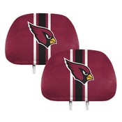 Arizona Cardinals Printed Head Rest Cover Set - 2 Pieces, 601-F124.2