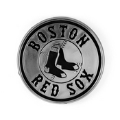 MLB - Boston Red Sox Molded Chrome Emblem 3.25 x 3.25 - "Circular 'Boston Red Sox'" Alternate Logo, 60213