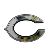 NFL - Chicago Bears Molded Chrome Emblem 3.25 x 3.25 - "C" Primary Logo, 60263