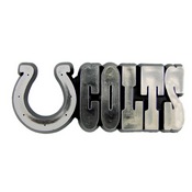 NFL - Indianapolis Colts Molded Chrome Emblem 3.25 x 3.25 - 