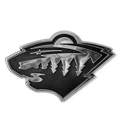 NHL - Minnesota Wild Molded Chrome Emblem 3.25 x 3.25 - 