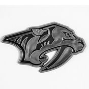 NHL - Nashville Predators Molded Chrome Emblem 3.25 x 3.25 - 