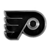 NHL - Philadelphia Flyers Molded Chrome Emblem 3.25 x 3.25 - "P" Logo, 60310