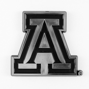 University of Arizona Molded Chrome Emblem 3.25 x 3.25 - "A" Primary Logo, 60326