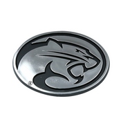 University of Houston Molded Chrome Emblem 3.25 x 3.25 - "Cougar Head" Alternate Logo, 60342