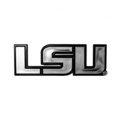 LSU Tigers Molded Chrome Plastic Emblem, 60350