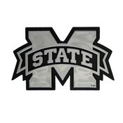 Mississippi State University Molded Chrome Emblem 3.25 x 3.25 - 