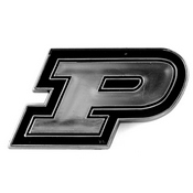 Purdue University Molded Chrome Emblem 3.25 x 3.25 - 