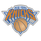 New York Knicks Heavy Duty Aluminum Embossed Color Emblem, 60436