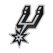San Antonio Spurs Heavy Duty Aluminum Embossed Color Emblem, 60441