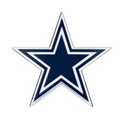 NFL - Dallas Cowboys Embossed Color Emblem 3.25 x 3.25 - "Star" Logo, 60453