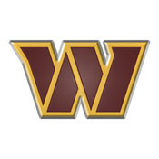 Washington Commanders Heavy Duty Aluminum Embossed Color Emblem, 60475