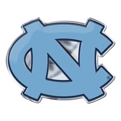 University of North Carolina - Chapel Hill Embossed Color Emblem 3.25 x 3.25 - 
