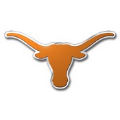 University of Texas Embossed Color Emblem 3.25 x 3.25 - 
