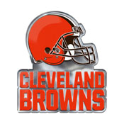 Cleveland Browns Heavy Duty Aluminum Embossed Color Emblem - Alternate, 60595
