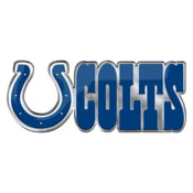 Indianapolis Colts Heavy Duty Aluminum Embossed Color Emblem - Alternate, 60600