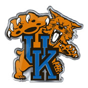 Kentucky Wildcats Heavy Duty Aluminum Embossed Color Emblem - Alternate, 60638