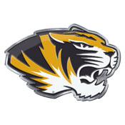 Missouri Tigers Heavy Duty Aluminum Embossed Color Emblem - Alternate, 60646