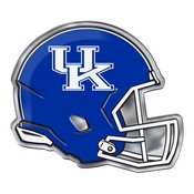 University of Kentucky Embossed Helmet Emblem 3.25 x 3.25 - "UK" Logo, 60760
