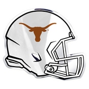 University of Texas Embossed Helmet Emblem 3.25 x 3.25 - 