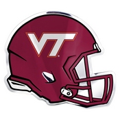 Virginia Tech Embossed Helmet Emblem 3.25 x 3.25 - "VT" Logo, 60790
