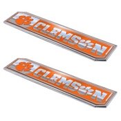 Clemson Tigers 2 Piece Heavy Duty Aluminum Embossed Truck Emblem Set, 60829