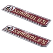 Florida State Seminoles 2 Piece Heavy Duty Aluminum Embossed Truck Emblem Set, 60832